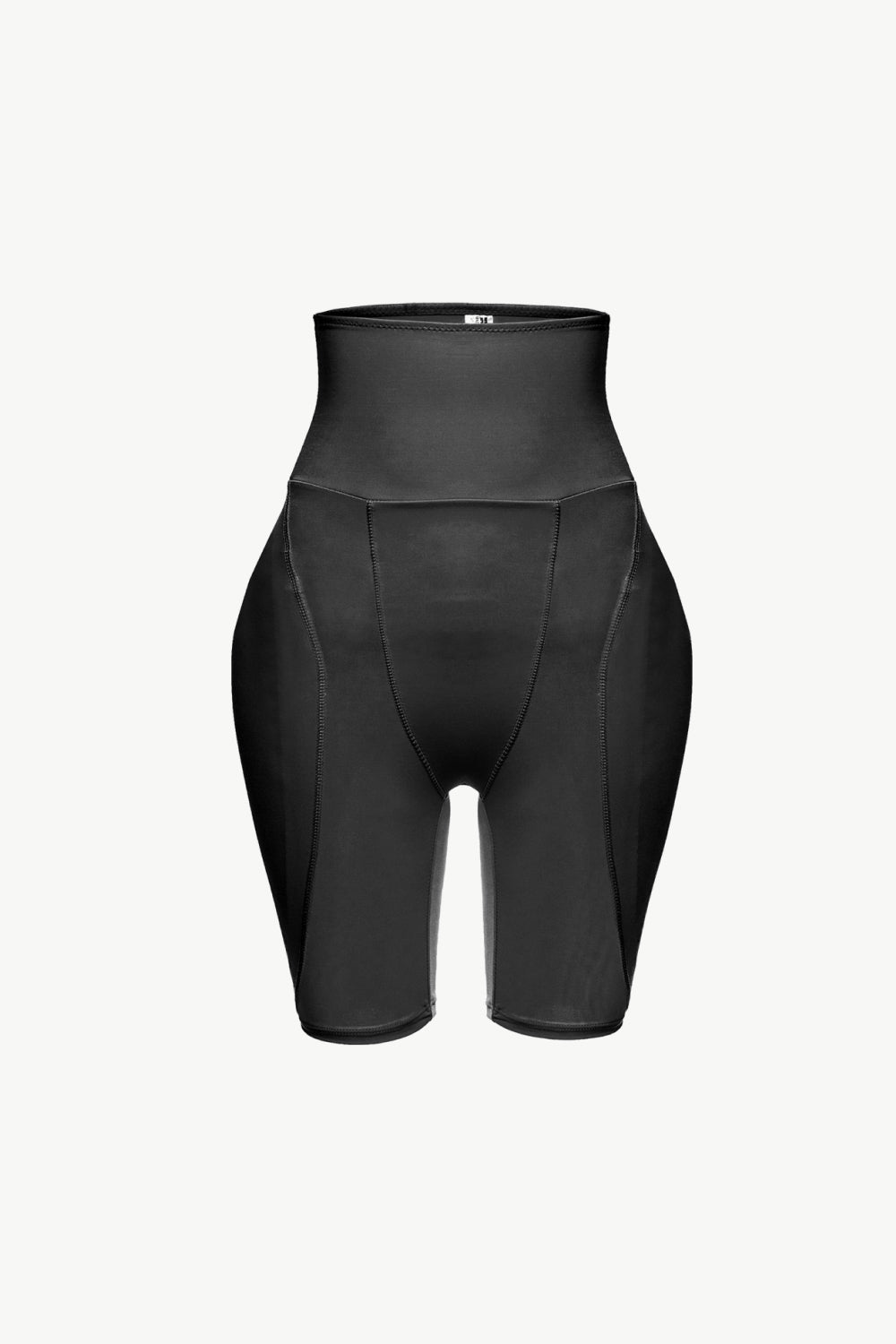 Dark Slate Gray Full Size High Waisted Pull-On Shaping Shorts